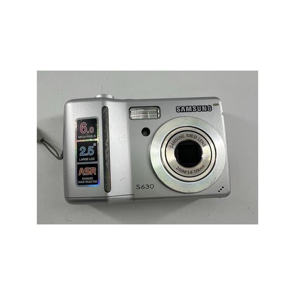Samsung Digimax S630 6.0MP Compact Digital Camera Silver Photography Tested - Picture 2 of 7
